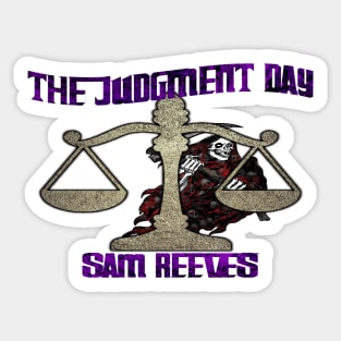 Sam Reeves Judgement Day Logo Sticker